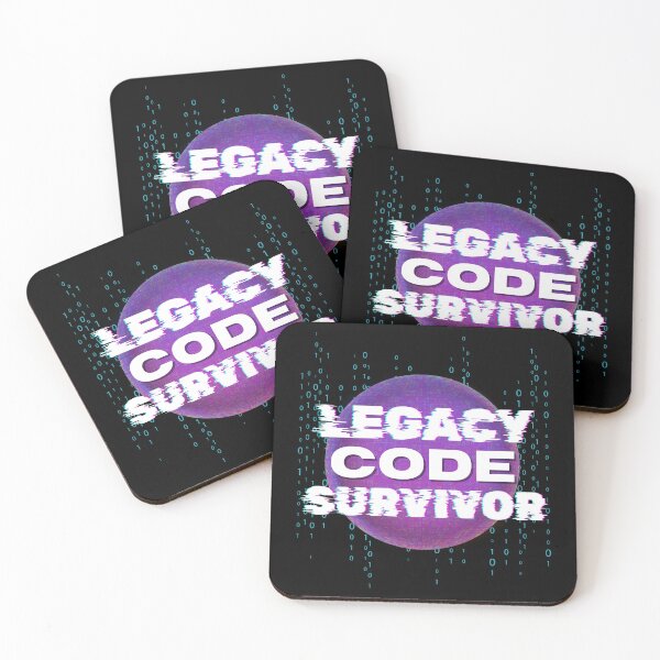 Item preview, Legacy Code Survivor - Retro Glitch Binary Tech Humor designed and sold by JB-designstudio.