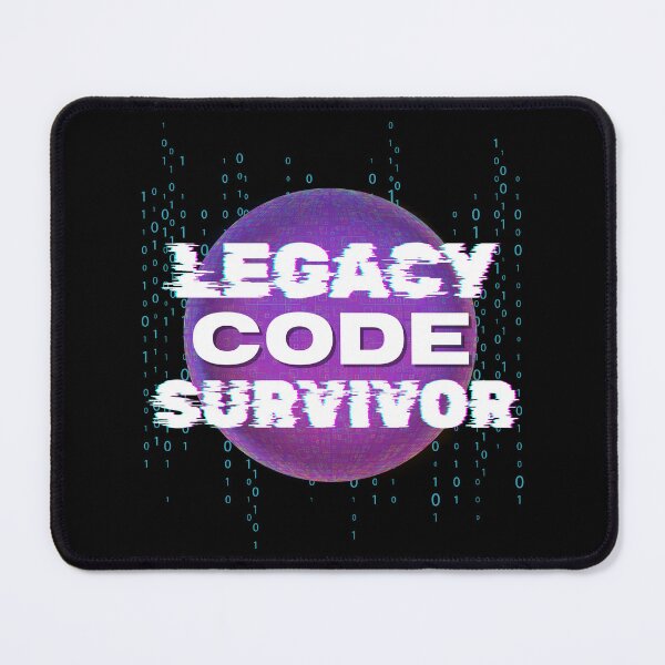 Item preview, Legacy Code Survivor - Retro Glitch Binary Tech Humor designed and sold by JB-designstudio.