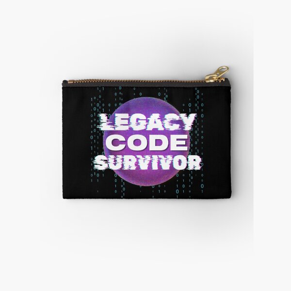 Item preview, Legacy Code Survivor - Retro Glitch Binary Tech Humor designed and sold by JB-designstudio.
