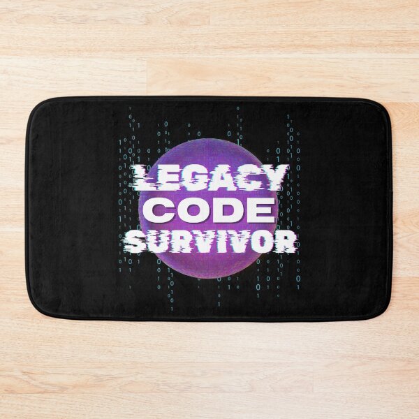 Item preview, Legacy Code Survivor - Retro Glitch Binary Tech Humor designed and sold by JB-designstudio.