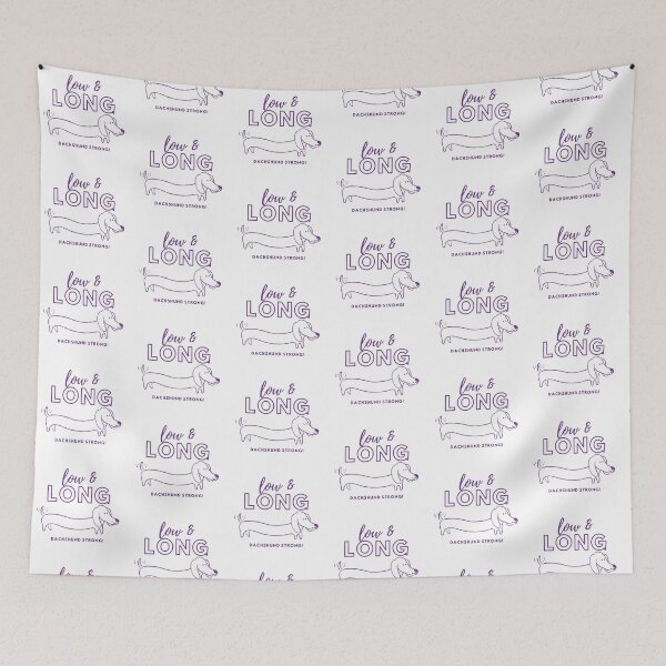 Item preview, Low and long - Dachshund strong! designed and sold by Doglightful.