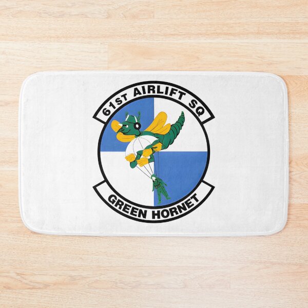 Item preview, 61st Airlift Squadron "Green Hornet" Military Patch Emblem designed and sold by CharlieDesings.