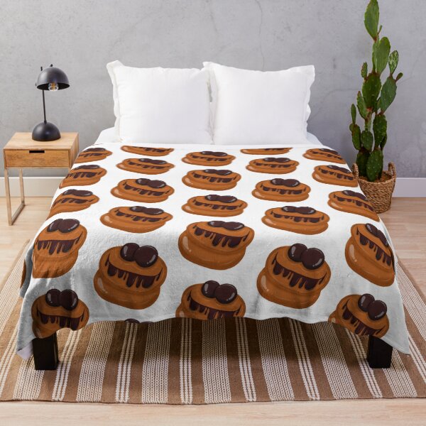 Item preview, Bread croissant cartoon with smile  designed and sold by LSKY Art.