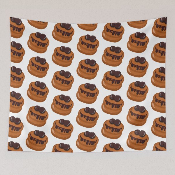 Item preview, Bread croissant cartoon with smile  designed and sold by LSKY Art.