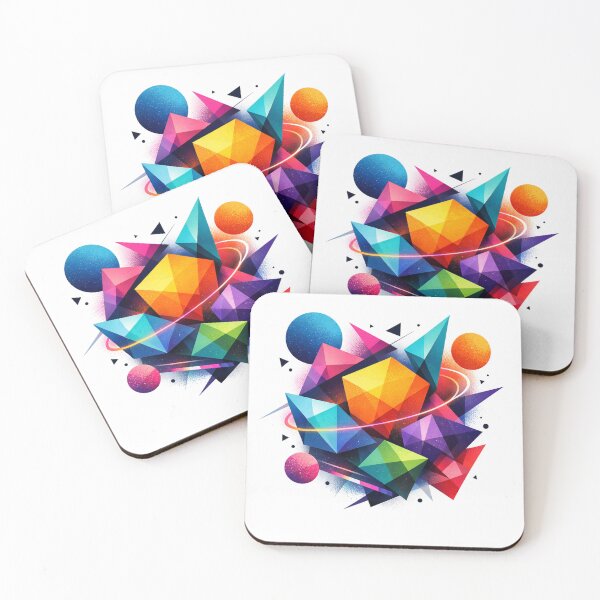 Item preview, Cosmic geometry in vibrant colors designed and sold by JuViRo.