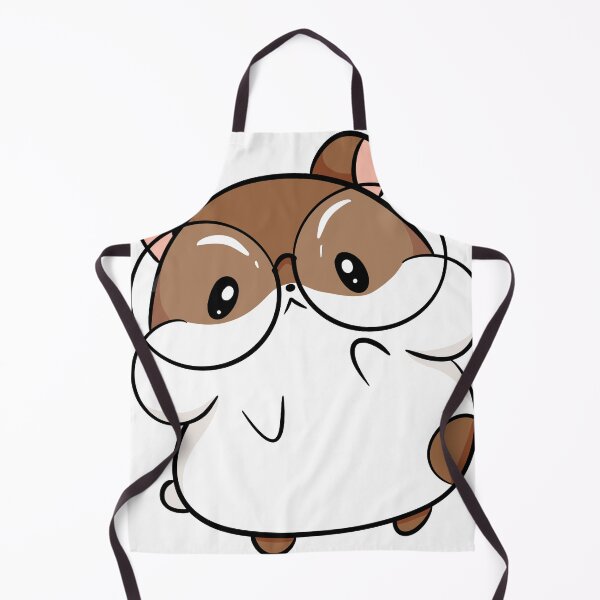 Item preview, Cute Smart Hamster with Round Glasses Illustration designed and sold by LYAN-STORE.