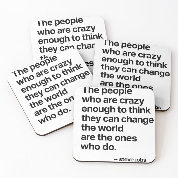 Item preview, Change the World – Steve Jobs (Black Font) designed and sold by TshirtsLabs.