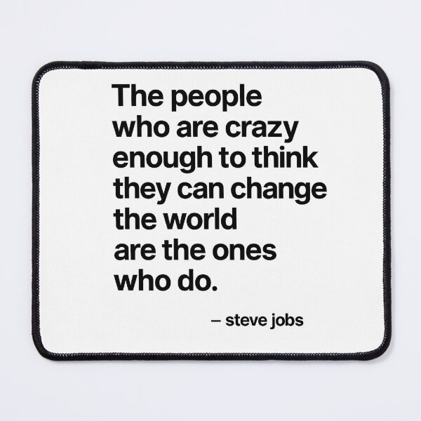 Item preview, Change the World – Steve Jobs (Black Font) designed and sold by TshirtsLabs.