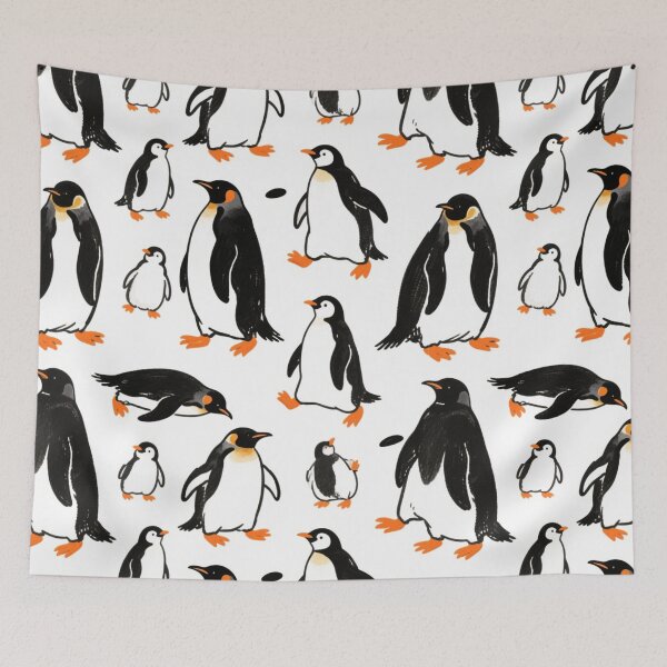 Item preview, Penguin Pattern  designed and sold by Akali Design.