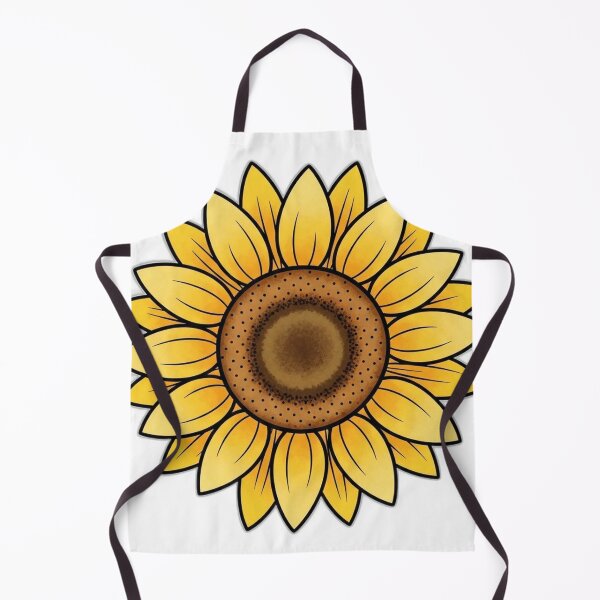 Item preview, Watercolor Sunflower Icon designed and sold by pumsquare.