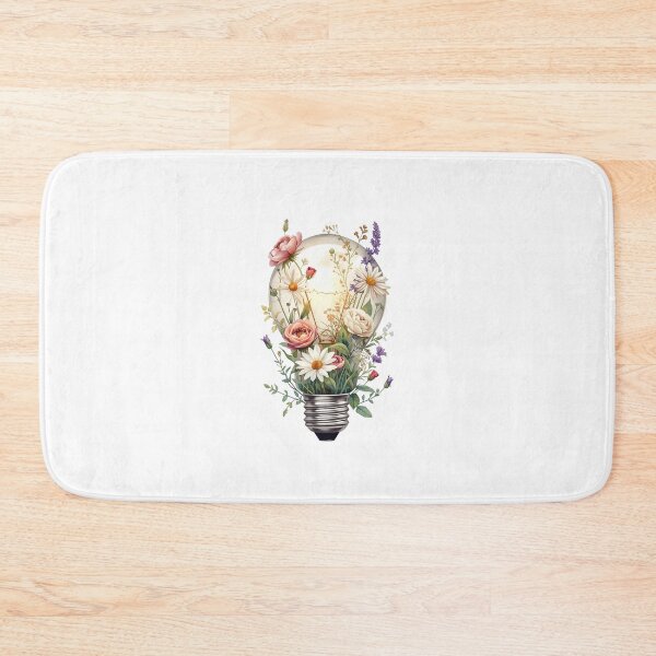 Item preview, Blooming Light – Floral Light Bulb Botanical designed and sold by SOUFIANE1991.