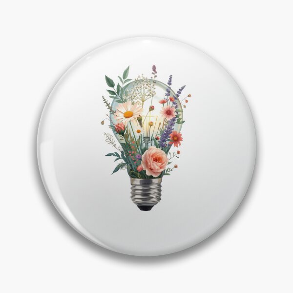 Item preview,  Blooming Light – Floral Light Bulb Botanical designed and sold by SOUFIANE1991.