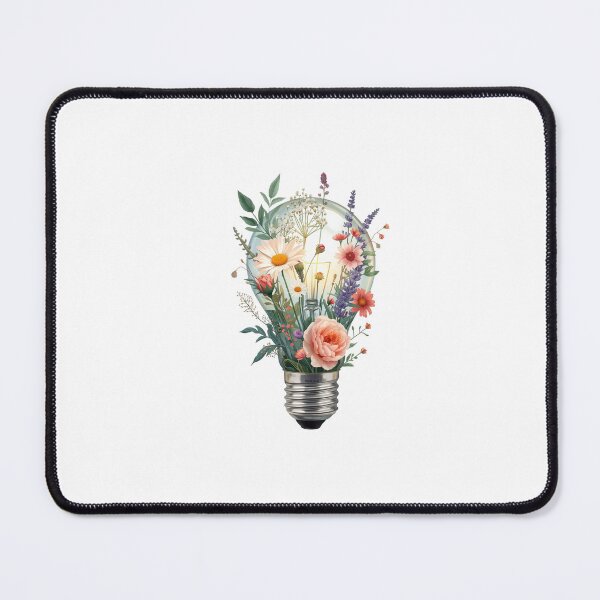 Item preview, Blooming Light – Floral Light Bulb Botanical designed and sold by SOUFIANE1991.
