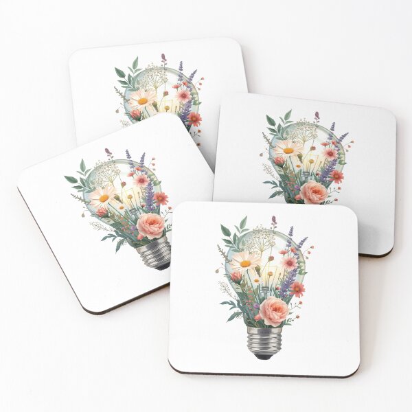 Item preview,  Blooming Light – Floral Light Bulb Botanical designed and sold by SOUFIANE1991.