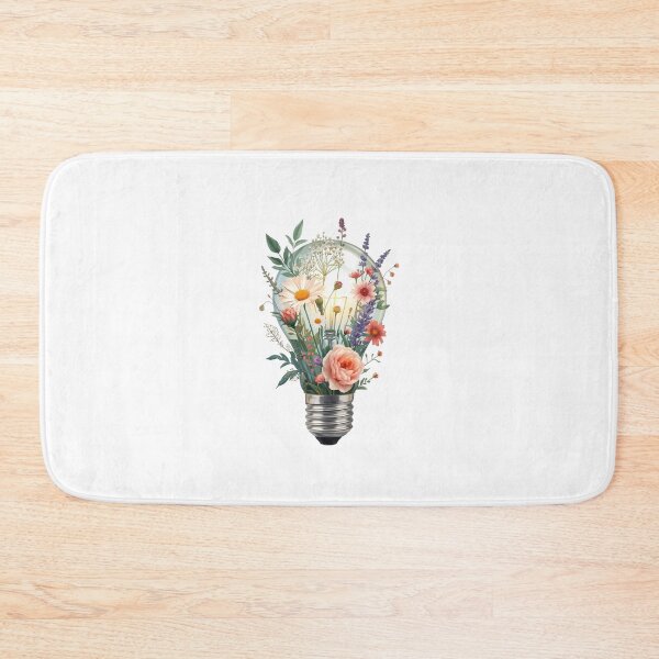 Item preview,  Blooming Light – Floral Light Bulb Botanical designed and sold by SOUFIANE1991.