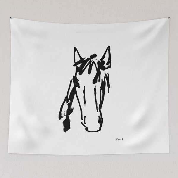 Item preview, Horse Portrait designed and sold by zatiak.