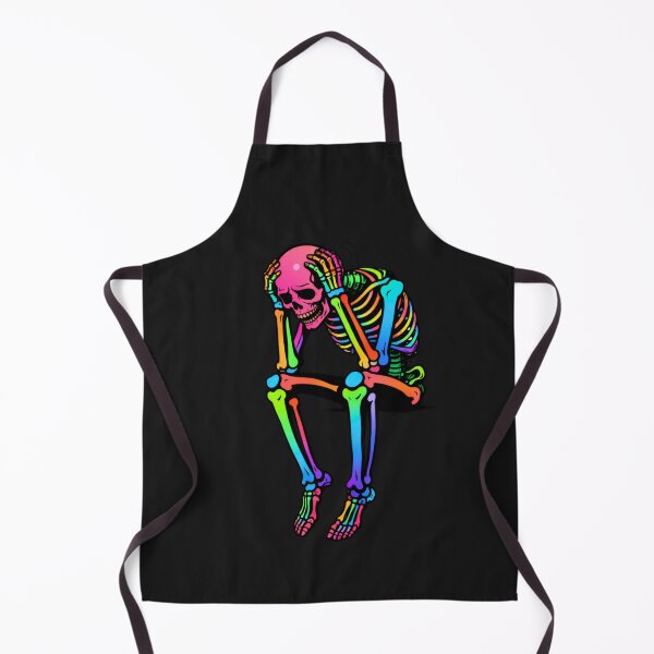 Item preview, Overthinking 3AM Skeleton – Relatable Anxiety Humor Aesthetic Art designed and sold by ColorSplash123.