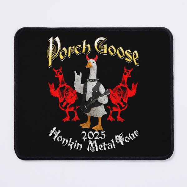 Item preview, Porch Goose Honkin' Tour 2025 Funny Heavy Rock Goose designed and sold by Glowing-Designs.