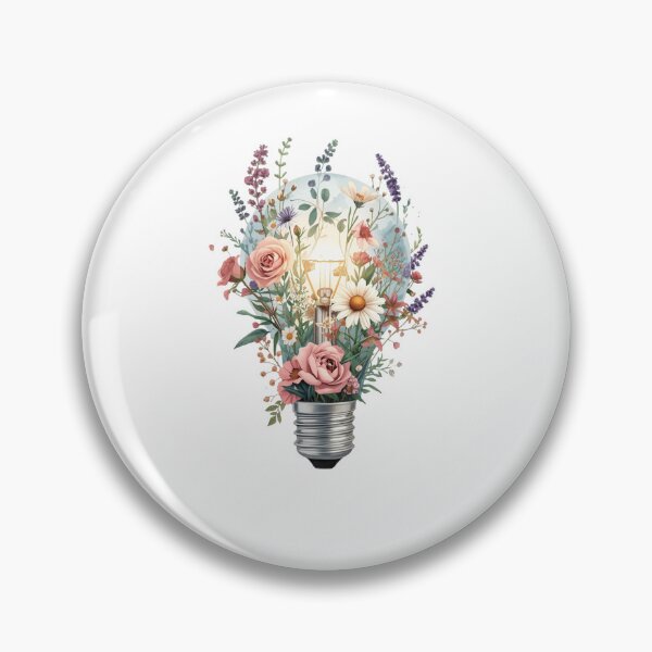 Item preview,  Blooming Light – Floral Light Bulb Botanical designed and sold by SOUFIANE1991.