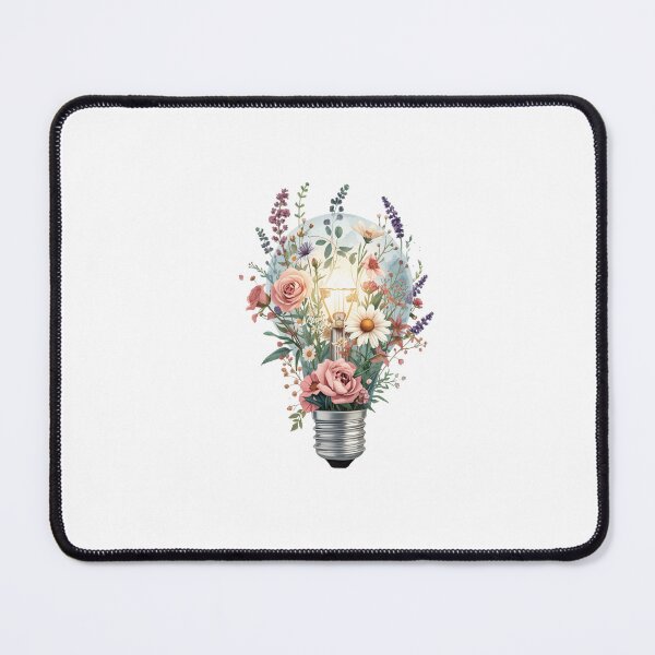 Item preview, Blooming Light – Floral Light Bulb Botanical designed and sold by SOUFIANE1991.