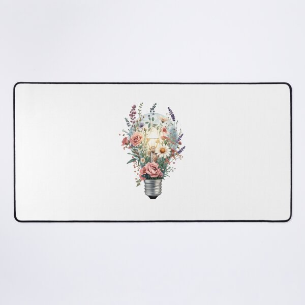 Item preview, Blooming Light – Floral Light Bulb Botanical designed and sold by SOUFIANE1991.
