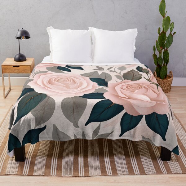 Item preview, Timeless Floral Pattern with Blush Roses. designed and sold by MissYouONLY.