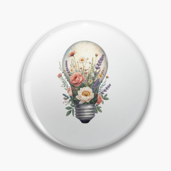 Item preview,  Blooming Light – Floral Light Bulb Botanical designed and sold by SOUFIANE1991.