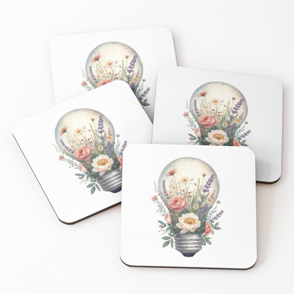 Item preview,  Blooming Light – Floral Light Bulb Botanical designed and sold by SOUFIANE1991.