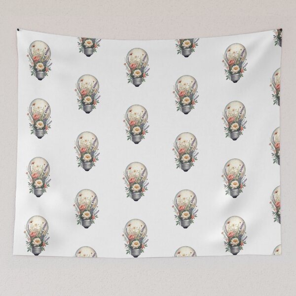 Item preview,  Blooming Light – Floral Light Bulb Botanical designed and sold by SOUFIANE1991.