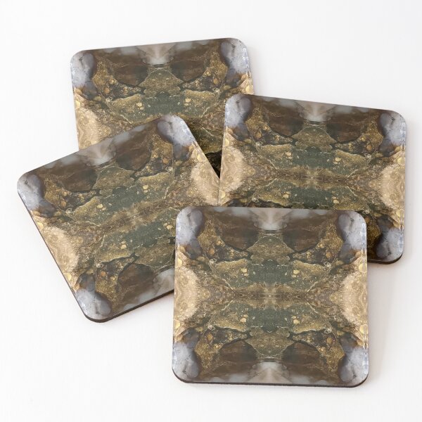 Item preview, Golden Stone Mandala – Earth Tone Kaleidoscope designed and sold by Xieurabbit.