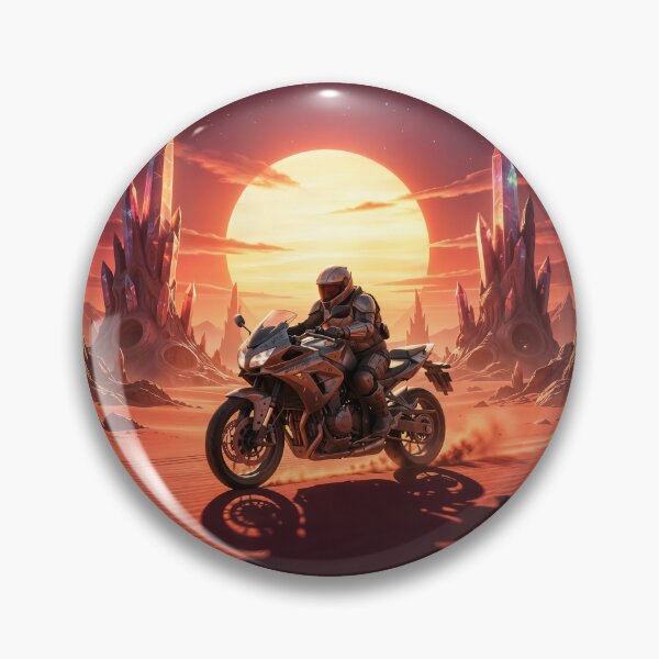 Item preview, Crimson Horizon Lone Rider of the Binary Suns designed and sold by Ink Art Design.