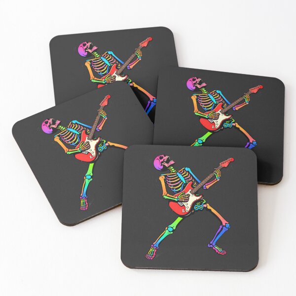 Item preview, Rock Concert Skeleton – Live Guitar Rebel Energy Aesthetic Art designed and sold by ColorSplash123.