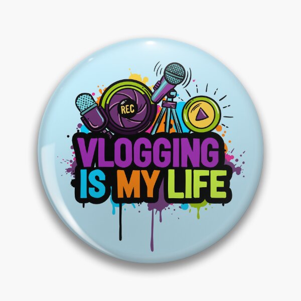Item preview, Vlogging Is My Life - Graphics With Text designed and sold by MartynaKanik.