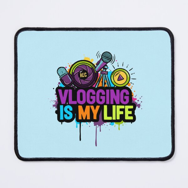 Item preview, Vlogging Is My Life - Graphics With Text designed and sold by MartynaKanik.