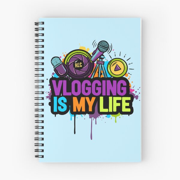 Item preview, Vlogging Is My Life - Graphics With Text designed and sold by MartynaKanik.