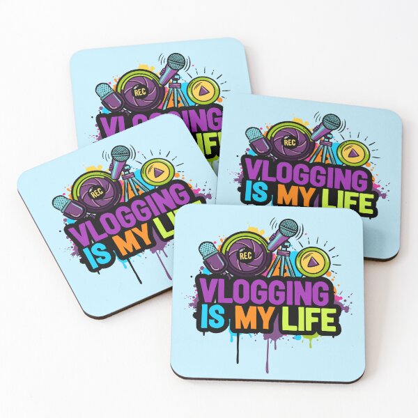 Item preview, Vlogging Is My Life - Graphics With Text designed and sold by MartynaKanik.