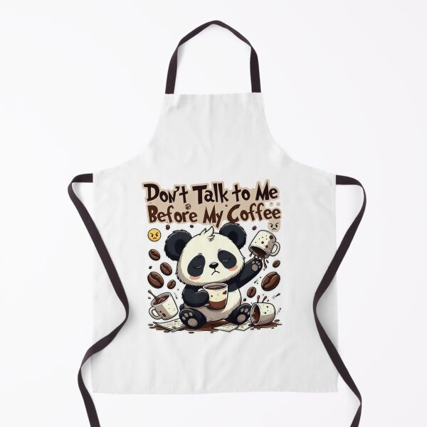Item preview, Don't Talk to Me Before My Coffee ? – Tired Panda Kawaii T-Shirt & Mug designed and sold by Ashley critters.