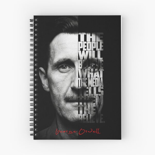 Item preview, George Orwell Splitface Quote Poster  designed and sold by Enea Kelo.