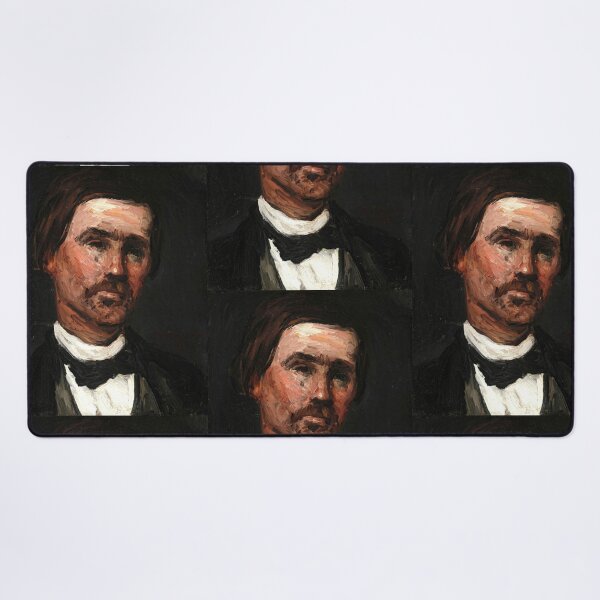 Item preview, Head of a Man by Paul Cézanne: Post Impressionist Portrait Print designed and sold by artofuniverse.