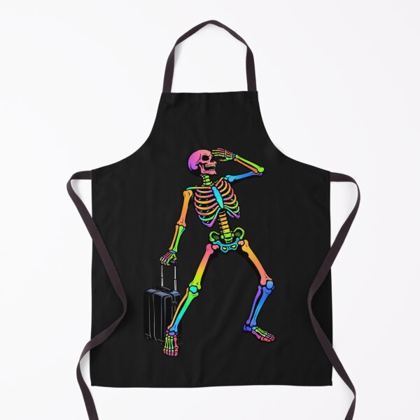 Item preview, Travel Mode Skeleton – Digital Nomad Wanderlust Aesthetic Art designed and sold by ColorSplash123.