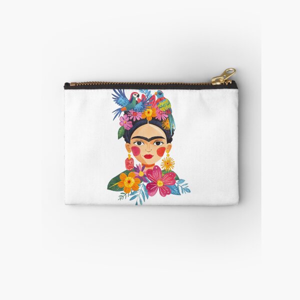 Item preview, Fearless Mexican Flower Icon Portrait designed and sold by artsandsoul.
