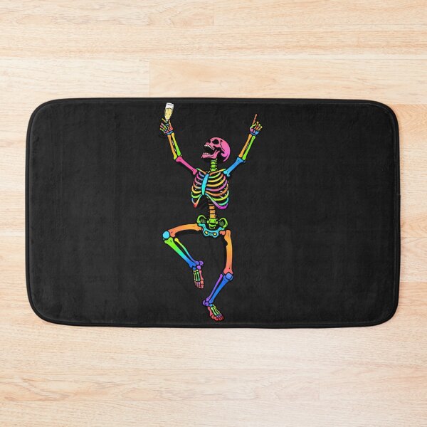 Item preview, Party Weekend Skeleton – Friday Night Celebration Aesthetic Art designed and sold by ColorSplash123.