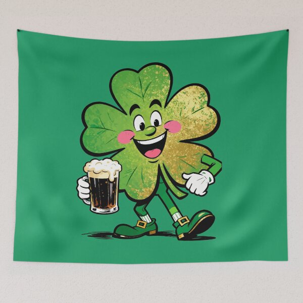 Item preview, Lucky Clover Parade Cheerful Irish Design designed and sold by taiche.