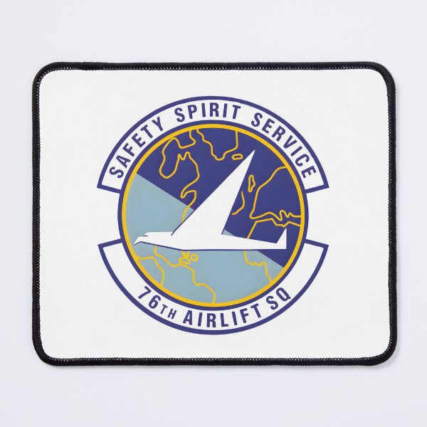 Item preview, 76th Airlift Squadron Safety Spirit Service Emblem designed and sold by CharlieDesings.