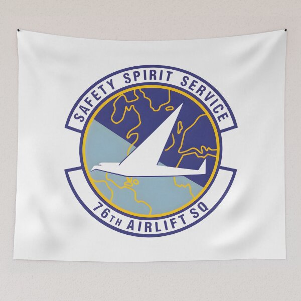Item preview, 76th Airlift Squadron Safety Spirit Service Emblem designed and sold by CharlieDesings.