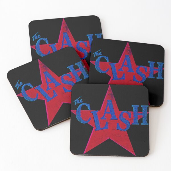 Item preview,  The Clash Distressed Offset Star Graphic designed and sold by BosnaArt.