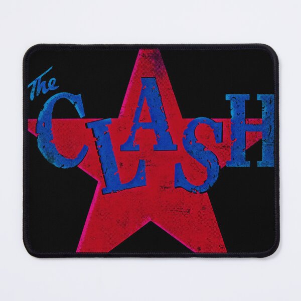 Item preview, The Clash Distressed Offset Star Graphic designed and sold by BosnaArt.