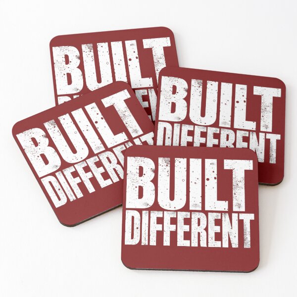 Item preview, Built Different | Rugged Distressed Minimalist Typography designed and sold by PACS0011.