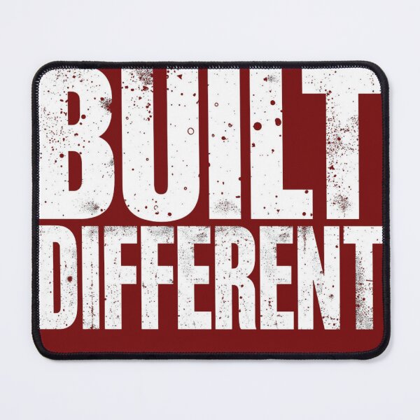 Item preview, Built Different | Rugged Distressed Minimalist Typography designed and sold by PACS0011.