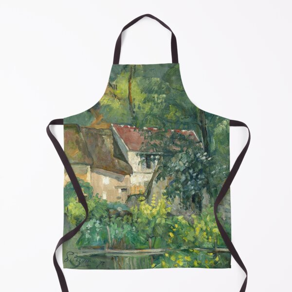 Item preview, House of Pere Lacroix by Paul Cézanne: Tranquil Post Impressionist Garden designed and sold by artofuniverse.